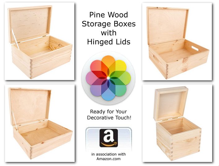 Pine Keepsake Boxes