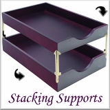Trays with Stacking Supports