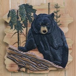 Bear on Log