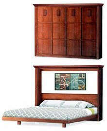 Mission Murphy Horizontal / Side King Wall Bed Frame, Woodworking Plans