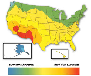 Solar Map Exposure