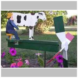 Milking the Cow Whirligig Plans