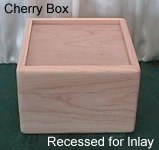 Cherry Box with Recessed Lid 1