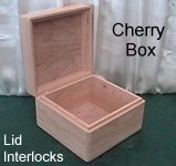 Cherry Box with Interlocking Lid 2