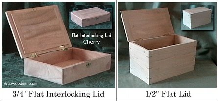 3/4'' Flat Interlocking Lid vs 1/2'' Flat Lid
