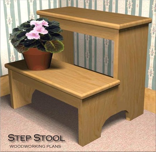 Step Stools Woodworking Plans Projects