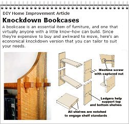 How to Build Knockdown Bookcases