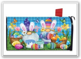 Easter Gnomes Mailbox Cover