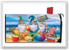 Summer Gnomes Mailbox Cover
