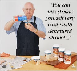 mixing shellac
