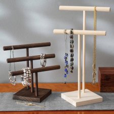 Wooden Jewelry Tree Stand