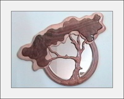 Walnut & Maple Tree Mirror