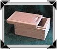 Cherry Slide Lid Box with Double Dovetail Joints