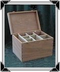 Mahogany Box with Multiple Dividers