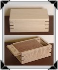 Soft Maple Box and Quilted Maple w/ Bubinga: 8-6-08