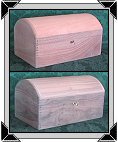 Walnut & Mahogany Boxes with Arched Lids