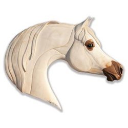 Arabian Horse Intarsia Pattern