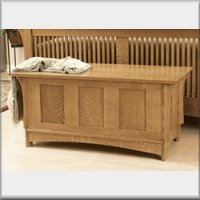 Arts & Crafts Blanket Chest Plans Arts & Crafts Blanket Chest