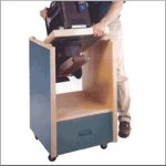 Swivel-Topped Tool Cabinet Woodworking Plan