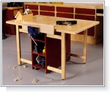 Drop-Leaf Workbench