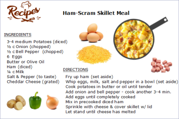 Ham-Scram Skillet