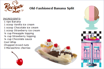 Old-Fashioned Banana Split