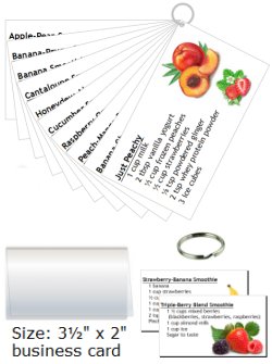 Deb's Laminated Smoothie Cards