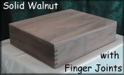 Walnut Box with Finger Joints