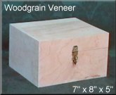 Woodgrain Veneer Measuring 7 x 8 x 5 outside