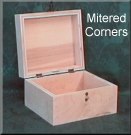 Veneer Box with Mitered Corners - kept square