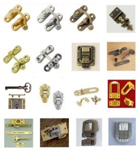 Click Here Latches and Catches Choices for Our Custom Boxes