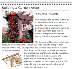 Garden Arbor