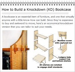 Knockdown Bookcases Tutorial