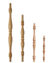 Turned Wood - Spindles, Gallery Rails