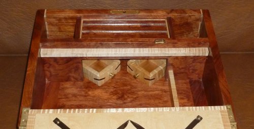 Bubinga Writing Slope 4