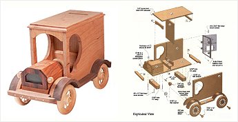 Mail Truck Bank Plans