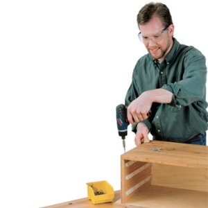 Chestnut tool chest drawer case