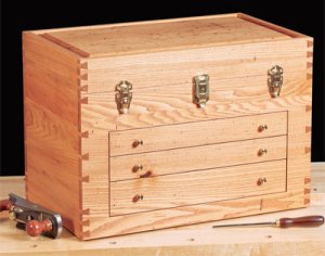 Dovetailed Chestnut Tool Chest